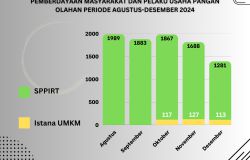 Rekap Jumlah Layanan Dit. PMPUPO Agustus - Desember 2024